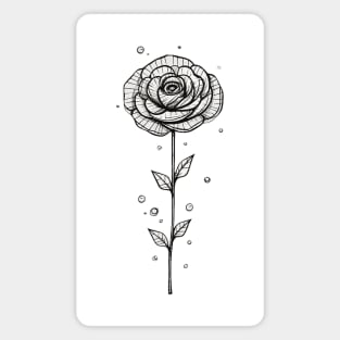 Rose minimalism Magnet